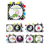 Jouets Sensoriels Noirs et Blancs pour bébé, à Contraste élevé, pour l'exercice de Coordination œil-Main pour Les Nourrissons (bébé)