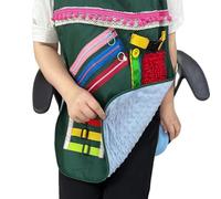Jouets sensoriels pour personnes âgées - Jeux d'exercices cognitifs, ensemble de relaxation pour personnes âgées | Aide à Fidget avec tablier d'activité, fidget à main pour soulager le stress, outils