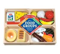 Jouets - Set d'alimentations en bois - 10 pièces - Aliments en bois - Pour enfants à partir de 3 ans