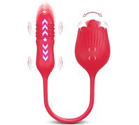 Jouets Sexuels Pour Femmes - Vibromasseur Léchant La Langue Avec 10 Modes De Poussée, Puissant Vibrateur Gode Point G, Stimulateur Clitoridien Étanche, Jouets Pour Mamelons Pour Femme