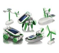 Jouets Solaires 6 En 1 Pour Enfants, Voiture, Bateau, Animal, Chien, Chat, Ventilateur, Science Et Éducation, Puzzle, Kit D'assemblage, Jouets Éducatifs Pour Enfants