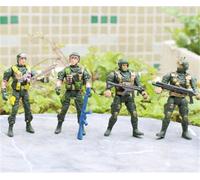Jouets Soldats Mobiles 9cm, Modèle Boîte À Sable Militaire, Jeu De Figurines Des Forces Spéciales, Jouets Pour Enfants, Soldat En Plastique Pour Hommes Au Hasard