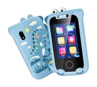 Jouets Téléphone portable, Jouet de téléphone intelligent pour tout-petits,Jouet d'apprentissage pour téléphone portable pour tout-petit avec double caméra - Jouet de téléphone racontant des histoires