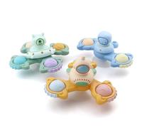 Jouets tourneurs à Ventouse pour bébé, Jouet pour s'occuper avec Un Design 3D animatronique pour Les Enfants et Les Tout-Petits. (Espace)