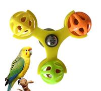 Jouets Tourniquet Moineaux Interactifs - Moulin à Vent 360° Rotatif d'Éveil | Jouet à Mâcher et Exercice pour Oiseaux | pour Calopsittes, Canaris, Aras, Perruches et Conures