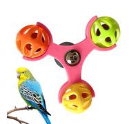 Jouets Tourniquets pour Oiseaux | Moulin à Vent 360° Rotatif d'Éveil,Boule à Grelot Rotative pour Oiseaux,Pour Calopsittes, Canaris, Aras, Perruches et Conures