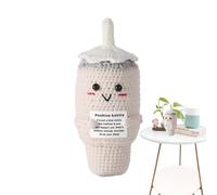 Jouets tricotés drôles, jouet créatif pour poupées au crochet | inspirante avec bouteille d'eau jouet tricoté,Réjouissez-vous pour la décoration de la maison