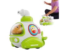 Jouets Voiture Animaux Pour Tout-Petits - Jouet 4.13 Inch | Figurines Véhicules ABS - Voiture Dinosaure À Pousser Pour Garçons Et Filles Avec Design Durable Pour Jeux Créatifs À La Maison Extérieur Et