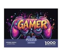 Joueur 1000 Piece Jigsaw Puzzle for Adults Challenging Game Stress Relief Puzzle Exercise The Memory of The Brain for Adults and Kids, Age 12 Years Up 70x50cm/1000pcs