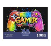 Joueur 1000 Piece Jigsaw Puzzle for Adults Educhational Games Stress Relief Puzzle Exercise The Memory of The Brain for Family Decorations 70x50cm/1000pcs