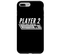 Joueur 2 PC Gamer Keyboard Dating Simulator Gaming Couple Coque pour iPhone 7 Plus/8 Plus