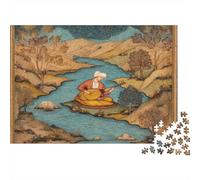 Joueur Assis au Bord de la rivière Miniature persane1000 Pièces, Puzzle Impossible pour Adultes, Cadeaux, pour Enfants70x50cm/1000pcs