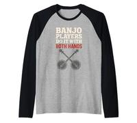 Joueur Banjo Bluegrass Crew Pluck Life Folk Music Legend Manche Raglan