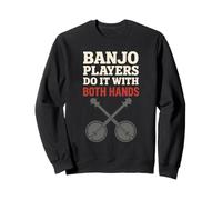 Joueur Banjo Bluegrass Crew Pluck Life Folk Music Legend Sweatshirt