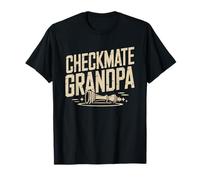 Joueur D Échecs Mat Au Roi Papy Grand Maître T-Shirt