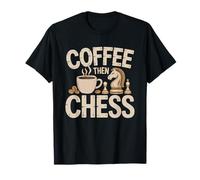 Joueur D Échecs Plateau Et Café Matin T-Shirt