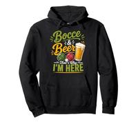 Joueur de Balle Italien Bocce and Beer Italy Bocce Lover Sweat à Capuche