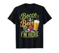 Joueur de Balle Italien Bocce and Beer Italy Bocce Lover T-Shirt
