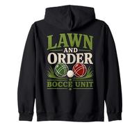 Joueur de Balle Italien Bocce Lawn and Order Italy Bocce Sweat à Capuche