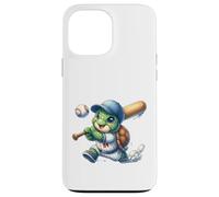 Joueur de Baseball Tortue Mignon - Sports d'animaux Kawaii Coque pour iPhone 13 Pro Max
