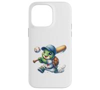 Joueur de Baseball Tortue Mignon - Sports d'animaux Kawaii Coque pour iPhone 14 Pro Max