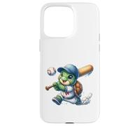 Joueur de Baseball Tortue Mignon - Sports d'animaux Kawaii Coque pour iPhone 15 Pro Max