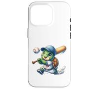 Joueur de Baseball Tortue Mignon - Sports d'animaux Kawaii Coque pour iPhone 16 Pro
