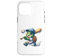 Joueur de Baseball Tortue Mignon - Sports d'animaux Kawaii Coque pour iPhone 16 Pro Max