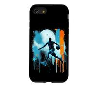 Joueur de Basket-Ball Audacieux Dunking avec étoiles Coque pour iPhone SE (2020) / 7/8