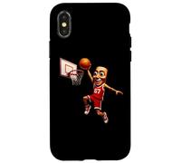 Joueur de Basket-Ball Brainrot Slam Dunk AI Kids Sport Meme Blague Coque pour iPhone X/XS
