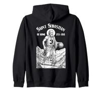 Joueur de Basket-Ball drôle Patron Saint Sébastien Sport Sweat à Capuche