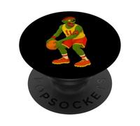 Joueur de Basket-Ball Zombie - Undead Scare Boo Spook PopSockets PopGrip Adhésif