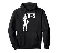 Joueur de Basket Funny Six Seven Tall Hoops Baller Sweat à Capuche