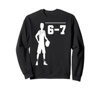 Joueur de Basket Funny Six Seven Tall Hoops Baller Sweatshirt