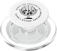 Joueur de Bingo drôle de Bingo et de Sarcasme PopSockets PopGrip pour MagSafe