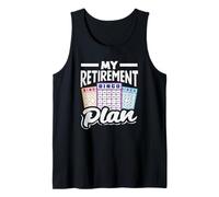 Joueur de bingo Mon plan de retraite amusant Débardeur