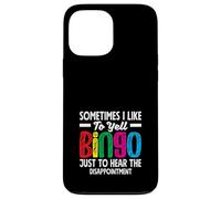 Joueur de bingo Parfois, j'aime crier Bingo Coque pour iPhone 13 Pro Max