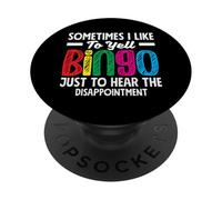 Joueur de bingo Parfois, j'aime crier Bingo PopSockets PopGrip Adhésif