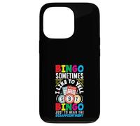Joueur de bingo Sometimes I Like to Yell Bingo Déception Coque pour iPhone 13 Pro