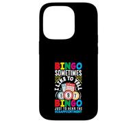 Joueur de bingo Sometimes I Like to Yell Bingo Déception Coque pour iPhone 14 Pro