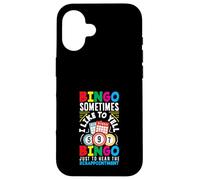 Joueur de bingo Sometimes I Like to Yell Bingo Déception Coque pour iPhone 16