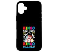 Joueur de bingo Sometimes I Like to Yell Bingo Déception Coque pour iPhone 16 Plus