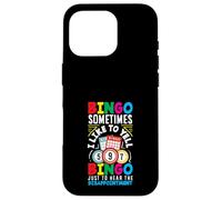 Joueur de bingo Sometimes I Like to Yell Bingo Déception Coque pour iPhone 16 Pro