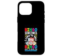 Joueur de bingo Sometimes I Like to Yell Bingo Déception Coque pour iPhone 16 Pro Max