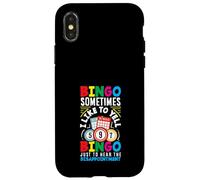 Joueur de bingo Sometimes I Like to Yell Bingo Déception Coque pour iPhone X/XS