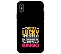 Joueur de bingo You're Lucky I'm Here Could Have Gone Coque pour iPhone X/XS