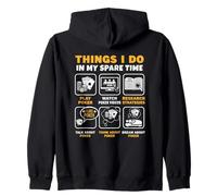 Joueur de Cartes de Poker Things I Do in My Spare Time Sweat à Capuche