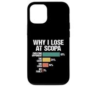 Joueur de Cartes Scopa pour Amateur de Jeu Italien Pourquoi Je perds Scopa Coque pour iPhone 12/12 Pro