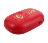 Joueur de Chants Bouddhistes Portable en Plastique Rouge pour Aînés | Préchargé de Chants, Écoute Musicale, Prière Vocale, Léger, Usage Maison ou Déplacement, Batterie Incluse