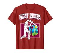 Joueur de Cricket Supporter des Antilles West Indies T-Shirt